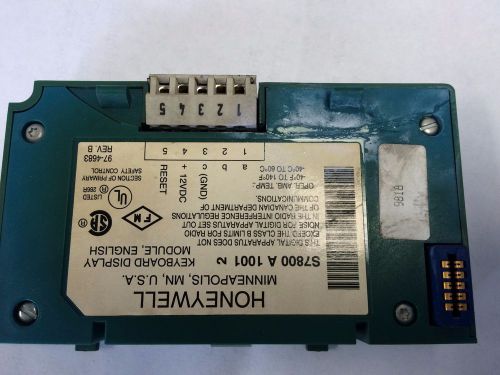 honeywell S7800 A 1001 KEYBOARD DISPLAY MODULE english (DAMAGED HOLDERS) CE