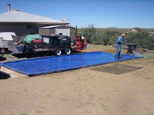 Portable carwash with recycling system