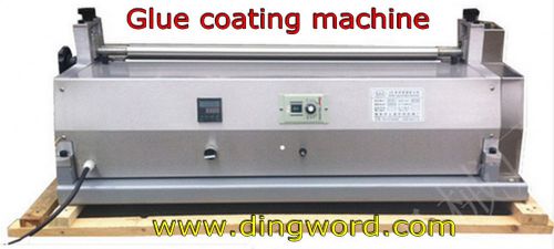 Electric Glue Coating Machine For paper photo book hard covers Gluing Machine