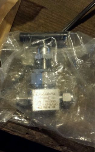 NEW 3/8&#034; Swagelok SS-6NBS6-A Needle Valve