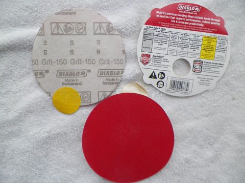 (36) Freud DIABLO 5&#034; Stickfast Sanding Disc 150 Grit w/Pull Tab, New