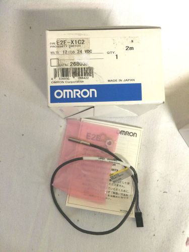 Omron Proximity Switch Prox #E2E-X1C2  NIB 12-24VDC  FREE SHIP