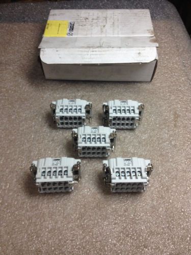 (A4) 6 PHOENIX CONTACTS 17-71-22-8 HC-B 10-ESTS CONNECTORS