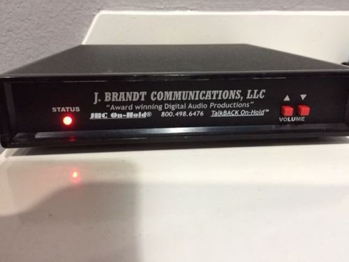 J. BRANDT COMMUNICATIONS, LLC JBC ON-HOLD Music unit