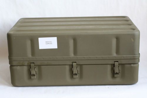 MILITARY MEDICAL CHEST TRANSPORT CASE STORAGE ALUMINUM BUGOUT BOX SURVIVAL