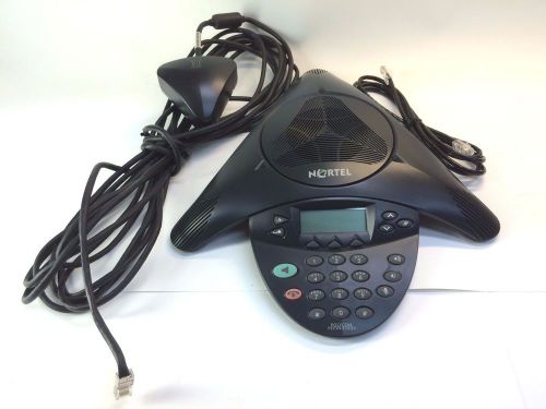 Nortel 2033 IP Audio Conference Phone NTEX11AA70E6 w/POE Module NTEX11GAE6 (#6)