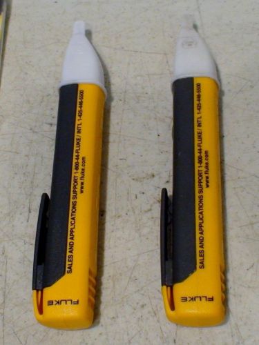 Lot of 2 Fluke 1AC II Volt Alert Volt Power Tester PARTS REPAIR