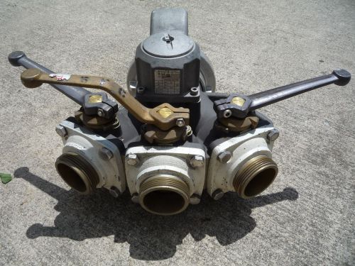 5 inch storz fire hose gated manifold valve for sale