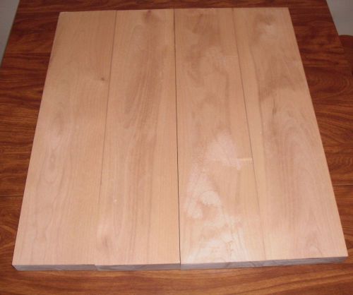 SOLID WOOD ALDER BOARDS - 4 AT 4 15/16&#034; X 23 3/8&#034; X 1 1/16&#034;