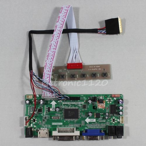 HDMI DVI VGA Audio LCD driver board for 15.6inch B156XW02 1366x768 lcd panel