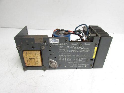 LAMBDA LNS-P-6 REGULATED POWER SUPPLY 105-127VAC 47-63HZ 380W ***XLNT***