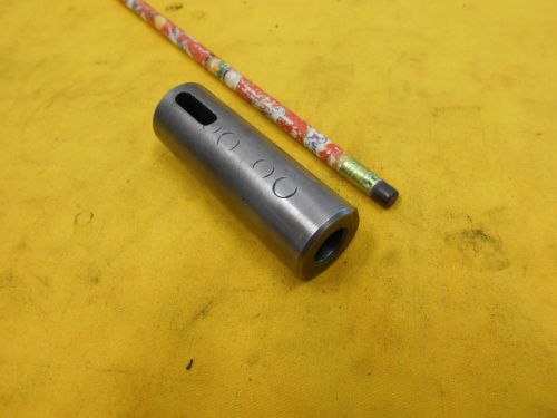 1 MORSE TAPER x 1&#034; OD TOOL HOLDER BUSHING drill turret lathe mill cnc socket