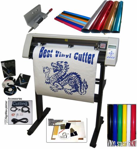 24&#034; Vinyl cutter Contour cut device Software WinPCSIGN PRO 2014 Engraving Vinyl