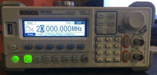 Rigol DG1022 Function Generator 2 Channel 20Mhz 100MSa/s