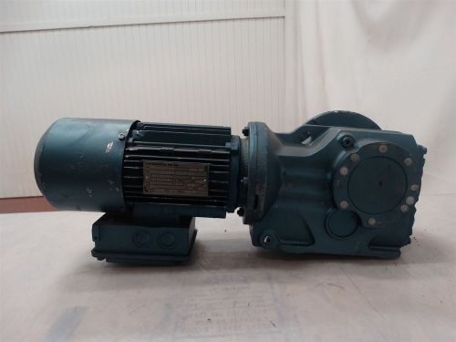 Sew EuroDrive Motor/Reducer DFT80N4BMG1HR 1HP 230/460V 3.70/1.85A i85.12 1700RPM