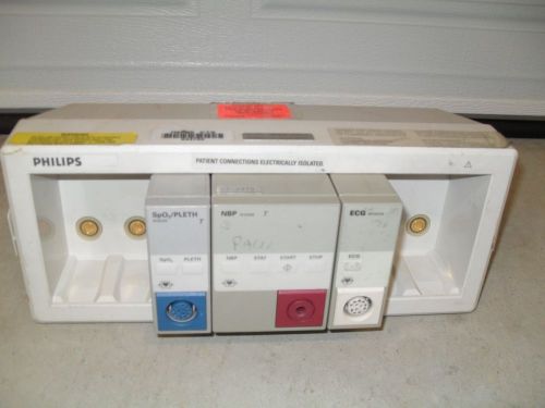 **Philips Agilent Module Rack M1041A  Plus  Modules /M1008B / M1020A /M1001A**