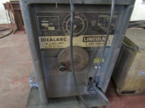 LINCOLN IDEALARC TM400/400 400 AMP WELDER / WELDING POWER SOURCE SINGLE PHASE