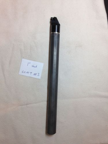 1 NEW 1&#034; CARBIDE BORING BAR. TAKES CCMT 32.51 INSERT 9&#034; OAL. C16-SCLCR-3 {B27}