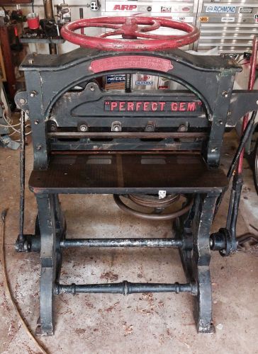 1800s antique paper shear guillotine cutter stack cutter perfect gem sheridan for sale