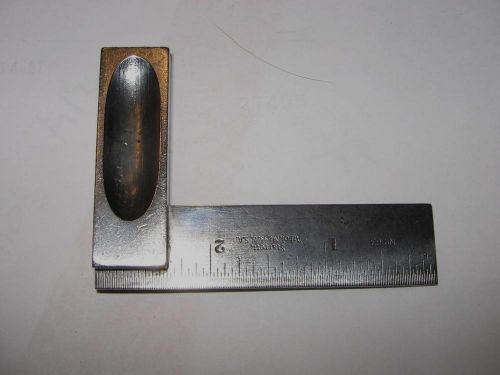 VINTAGE L.S. STARRETT NO. 63 SQUARE - 3&#034; LONG EXCELLENT