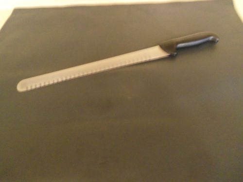 F.Dick 14&#034; Ergo Grip 3391-36 Slicer Hollow Ground Butchers KnifeGermany Sm nick