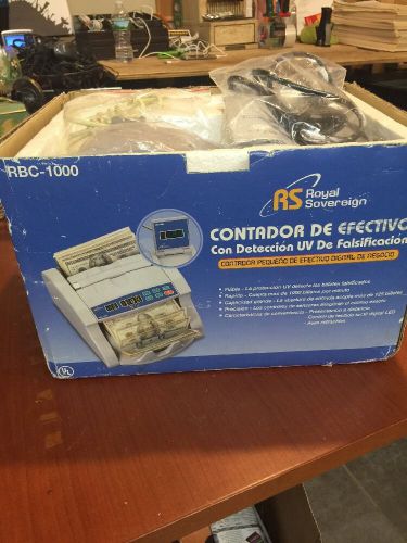 Royal Sovereign Bill Counter w/Digital Display &amp; Counterfeit Detection RBC-1000