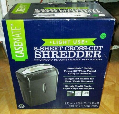 Casemate 8-Sheet Liftoff Paper Credit Card Shredder WM830XA Identity Theft