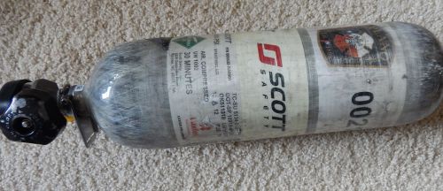 Scott Air Tank SCBA 4500psi 30min tank Carbon Fiber Tank  MANF DATE 12/12 00210