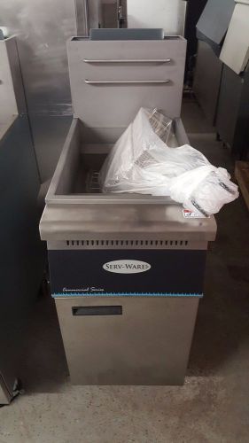 SGF-3N Serv-Ware - Deep Fat Fryer, 40 lb., Nat Gas, w/ Baskets Factory Warranty