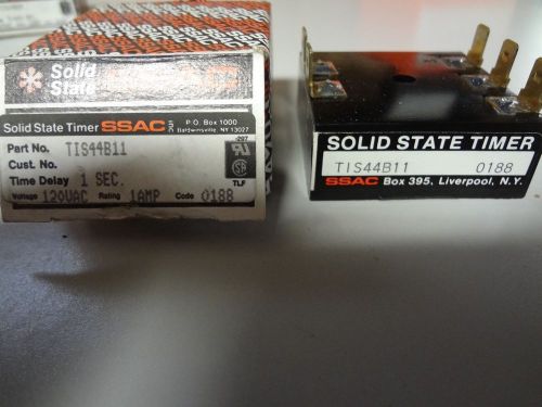 SSAC ABB TIS44B11 TIME DELAY 1 AMP 1 SECOND BRAND NEW 