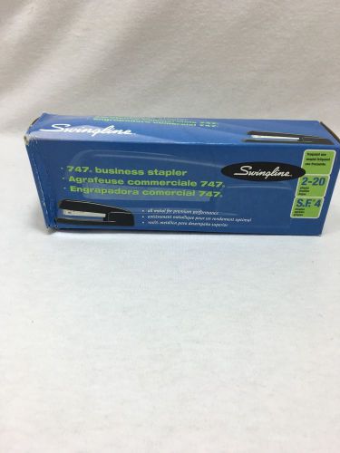 Swingline Stapler 747 Business Manual Desktop 20 Sheet Capacity Rio Red (74736)