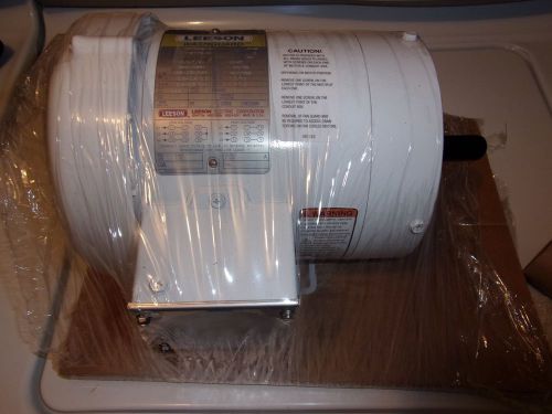 Leeson Washgaurd Motor 116779.00 3/4 HP Electric Motor C6T34WK12C   3/4 HP