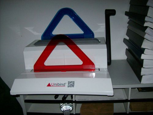 Lightly Used Unibind Unibinder Thermal Binding Machine with Crimping Mechanism