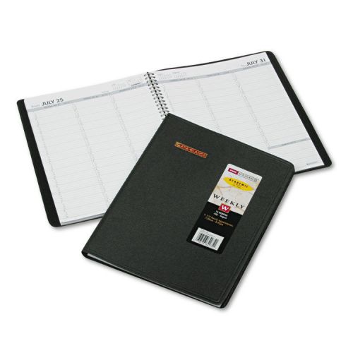 At-a-glance weekly appointment book, academic, 8 1/4 x 10 7/8, black, 2015-2016 for sale