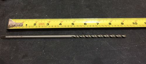 Chicago Latrobe 2 Pcs. #250 1/4&#034; High-Speed Steel 9&#034; Long Drill Bits, Free Ship.