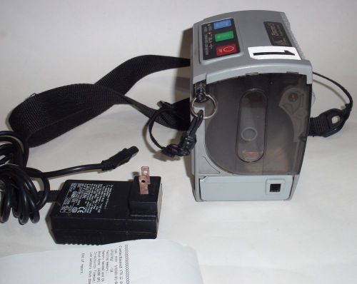 Zebra Encore 3 Portable Barcode Label Printer, Charger, Data Cable battery Strap