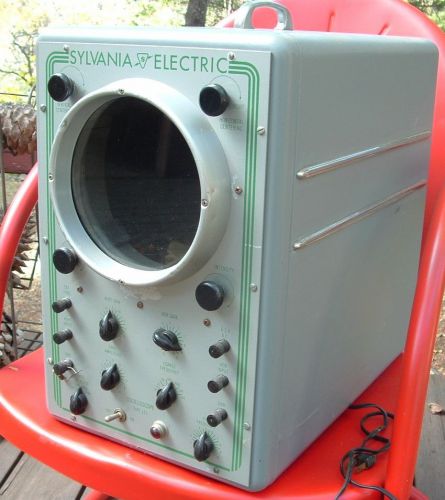 Vintage SYLVANIA ELECTRIC Oscilloscope Type 132 Art Deco style late 40&#039;s