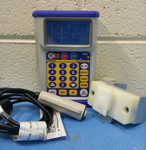 Abbott Hospira Blue-Cap GemStar IV Infusion Pump w/ Bolus Cord &amp; Pole Clamp