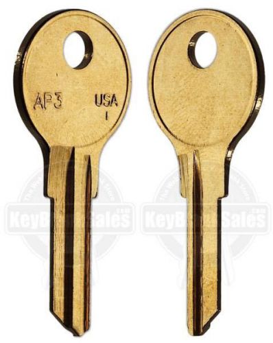 Chicago k103 ap3 key blanks solid brass pack 10 keys locksmith for sale