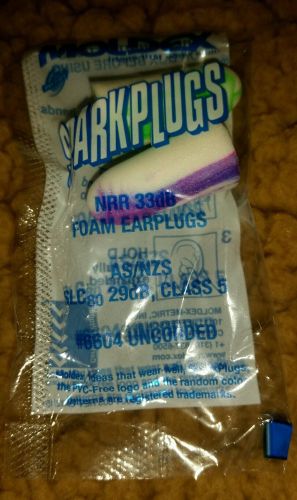 MOLDEX 6604 SPARKPLUGS EARPLUGS NRR33 UNCORDED BAG/50 PAIRS