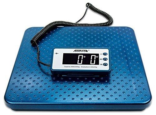 Accuteck accuteck 440lb heavy duty digital metal industry shipping postal scale for sale