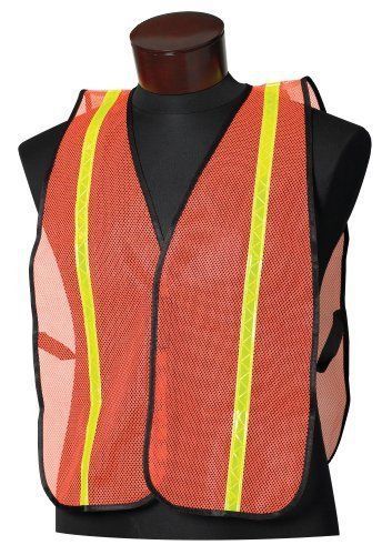 JACKSON Orange Econo-Style Vest, 3/4&#034;&#034; Lime Prismatic 1SZ   (LOT OF 25 Ea)