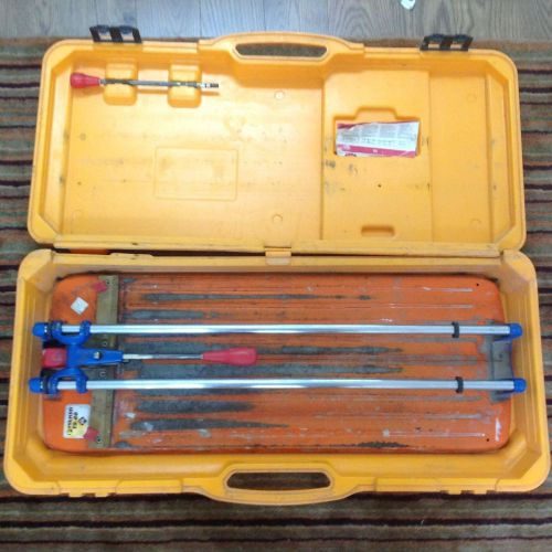 FELKER RUBI TS-60 Ceramic Tile Cutter Flooring Install Tool w/Case and 3 cutters