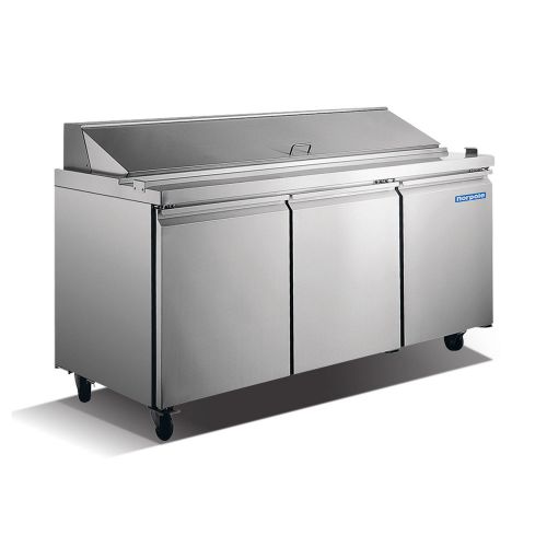 Norpole 3 Door Sandwich/Salad Prep Table