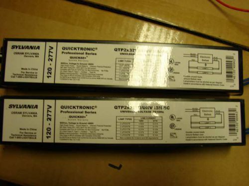 Sylvania Quicktronic QTP2x32T8/UNV electronic ballast lot of 2