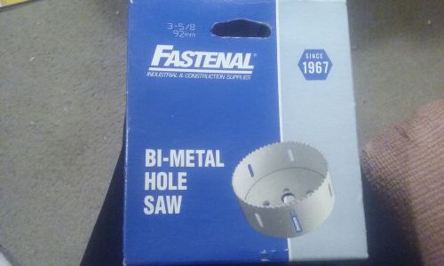 FASTENAL 0207203 (92 MM) 3-5/8&#034; BI-METAL HOLE SAW