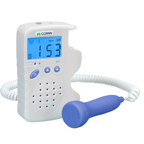 Pocket Fetal Doppler Baby Heart Beat Rate Monitor FHR 2Mhz Probe Pregnancy Fetus