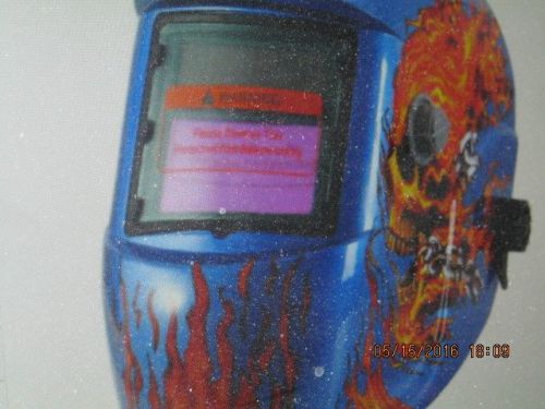 Brand new welding helmet with self darkening lens with uv protection.