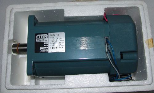 Gear motor GTR Nissei GFMN-18 , 90 watts , 100V , single phase , 27rpm