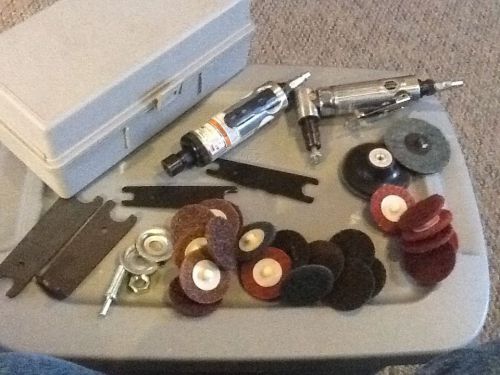 Dayton Die Grinder / Napa Right Angle Die Grinder Plus Roloc  Holders Discs